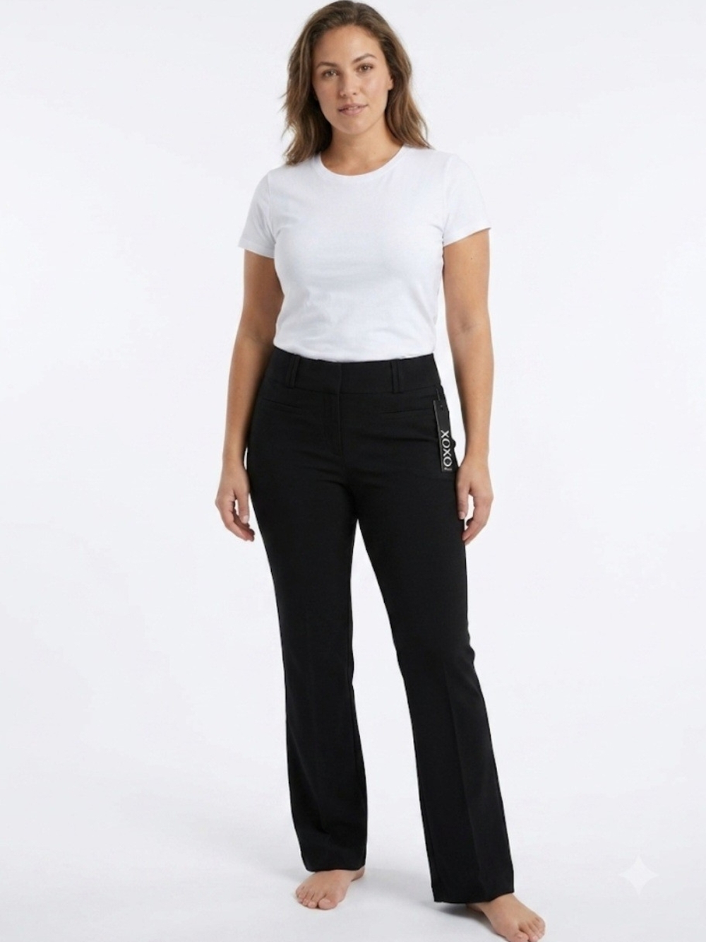 XOXO Black Boot Cut Stretch Pants